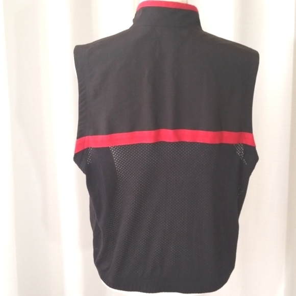 LS4 nylon mesh black zippered women's vest. L - Picture 2 of 8
